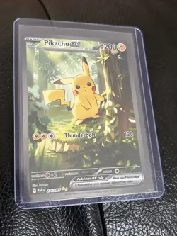 “Treekachu” Pikachu ex 276/217 Ascended Heroes SIR Full Art Holo English - Image 1