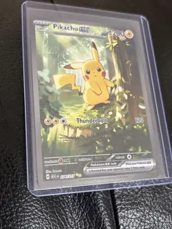 “Treekachu” Pikachu ex 276/217 Ascended Heroes SIR Full Art Holo English - Image 4