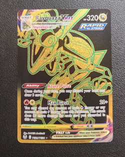 Rayquaza VMAX TG29/TG30 Secret Rare Silver Tempest Trainer Gallery Pokemon NM - Image 3