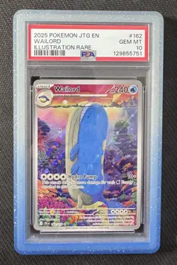 Pokemon Wailord 162 Journey Together PSA 10 GEM MINT - Image 1