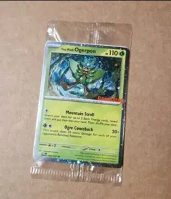 2024 POKEMON GAMESTOP STAMPED EXCLUSIVE PROMO TEAL MASK OGERPON SEALED #024/167 - Image 1