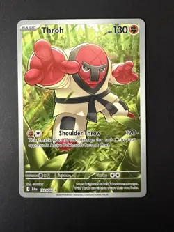 Pokemon TCG Throh 128/086 Illustration Rare – S&V Black Bolt Set – English NM - Image 1