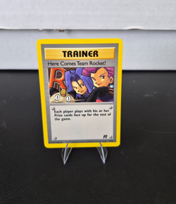 1999-2000 Pokemon TCG - Team Rocket- Non Holo- Here Comes Team Rocket 71/82 - Image 1