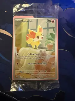 Pokemon Fennekin Black Star Promo 080 Chaos Rising ETB Promo ENGLISH SEALED NEW - Image 1