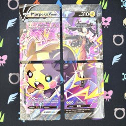 Morpeko V-Union Black Star Promo Set SWSH Pokemon TCG NM - Image 1