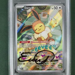 POKEMON CENTER STAMPED PSA Erica Schroeder Autograph Eevee SVP 173 Promo Card - Image 3