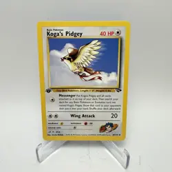 Koga's Pidgey 49/132 Uncommon Gym Challenge Pokemon 1st Edition - Image 1