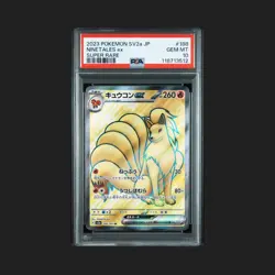 PSA10 Ninetales ex SR SV2a Pokemon Card Japanese - Image 1