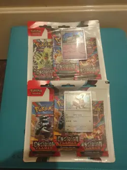 Pokemon TCG Obsidian Flames 3 Pack Blister x 21 3 Pack Blister. New And Sealed - Image 1