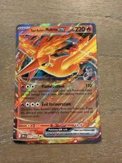 Pokemon TCG, Team Rocket's Moltres Ex 031/182 - Destined Rivals - Image 1