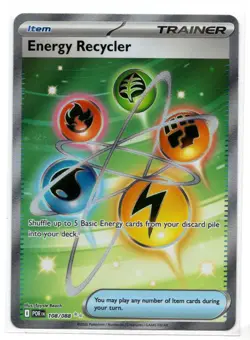 Pokemon Perfect Order Energy Recycler 108/088 Illustration Rare Full Art ME:03 - Image 1
