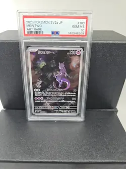 2023 POKEMON JAPANESE SV2A-POKEMON 151 ART RARE #183 MEWTWO PSA 10 - Image 3