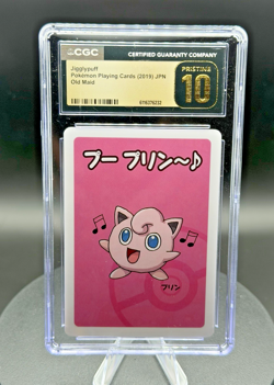 2019 Pokemon Babanuki Old Maid Jigglypuff Japanese CGC Pristine 10 ✨ ✨ ✨ - Image 1