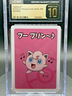 2019 Pokemon Babanuki Old Maid Jigglypuff Japanese CGC Pristine 10 ✨ ✨ ✨ - Image 2