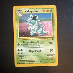 Pokemon TCG Nidoqueen Base Set 2 Holo 12/130 - Image 1