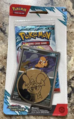 44g! HEAVY!- Pokemon Journey Together Scraggy Blister Pack! -Possible GODU - Image 2