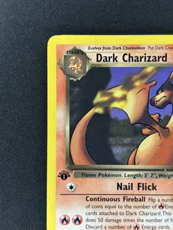 Pokemon TCG Dark Charizard 21/82 Team Rocket 1st Ed Holo Rare 1999 80 HP - Image 2