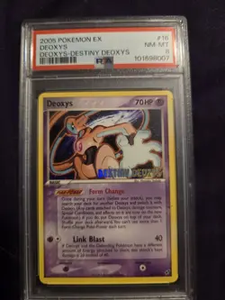 PSA 8 Destiny Deoxys Stamped Deoxys #16/107 - Image 1
