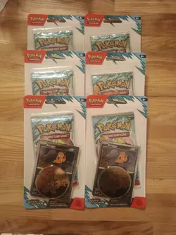 6 Pokemon TCG Journey Together Scraggy Promo Single Pack Blister Factory Sealed - Image 1