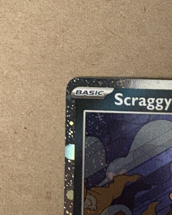 Scraggy Cosmos Holo SWIRL! Scarlet & Violet Black Star Promo 186 Pokemon TCG - Image 3