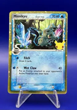 Mimikyu SWSH136 (Delta Species) Celebrations Black Star Promo Pokemon TCG - NM - Image 1