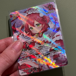 Sakura Miko Hololive 2nd SR Foil hBP03-030 OCG Elite Spark Trading Card JP - Image 2