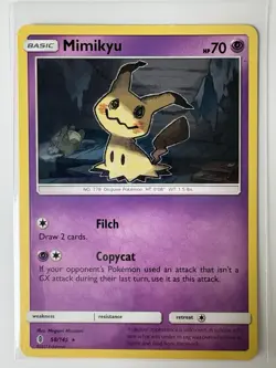 Mimikyu Rare SM - Guardians Rising 58/145 NM Pokemon TCG - Image 2