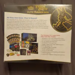 Pokemon TCG Crown Zenith Elite Trainer Box Sealed Lucario - Image 2