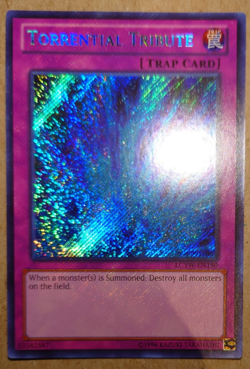 Yugioh Torrential Tribute Secret Rare LCYW EN180 - Image 1
