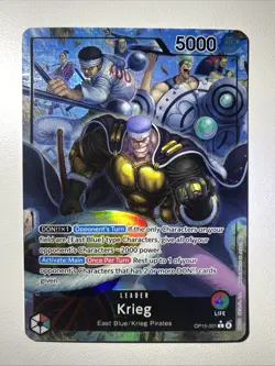Don Krieg * OP15-001 Leader * One Piece * Kami’s Island * Alt Art * English * NM - Image 1
