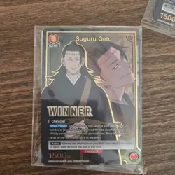 Suguru Geto Winner Promo UEPR/JJK-3-037 Union Arena Jujutsu Kaisen - Image 1
