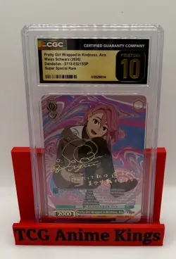 Signed Weiss Schwarz Dandadan DDD/S118-P07EX PR+ Aira CGC Pristine 10 POP 1 ⭐ - Image 1