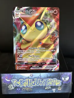 Pokemon Card Victini VMAX 022/163 Battle Styles Ultra Rare Near Mint - Image 1
