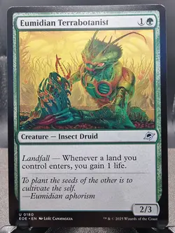 MTG Eumidian Terrabotanist - EOE Edge of Eternities U 0180 - Image 1