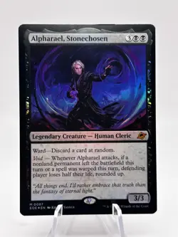 Alpharael, Stonechosen 0087 Foil Edge of Eternities EOE MTG NM - Image 1