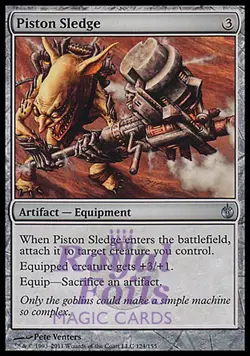 Piston Sledge 2x FOIL MBS MTG Mirrodin Besieged Uncommon MINT artifact - Image 1