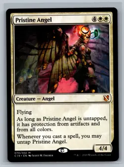 Magic The Gathering Commander 2019 Pristine Angel #070/302 MTG TCG CCG - Image 1