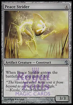 Peace Strider 4x FOIL MBS MTG Mirrodin Besieged Uncommon 3 MINT + 1 NM artifact - Image 1