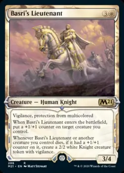 Basri's Lieutenant (Showcase) -Foil Near Mint MTG Magic 2021 Core Set - Image 1