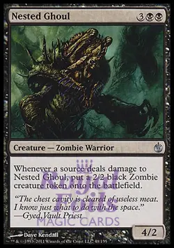 Nested Ghoul 2x FOIL MBS MTG Mirrodin Besieged Uncommon MINT black - Image 1