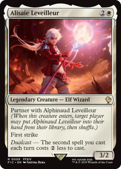 MTG Magic 1x Alisaie Leveilleur SURGE FOIL (M/NM) Commander Final Fantasy - Image 1