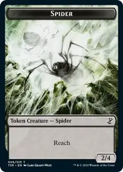 MTG Time Spiral Remastered - Spider 2/4 [Token] - Image 1