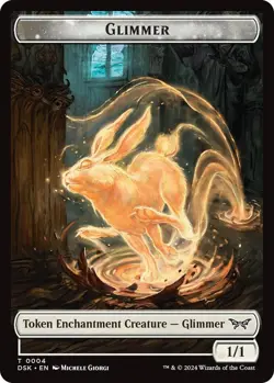 MTG Duskmourn: House of Horror - Glimmer 1/1 [Token] - Image 1