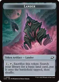 MTG Edge of Eternities - Lander 0006 & Robot 2/2 [Token] - Image 1