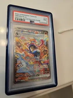 PSA 9 GRENINJA EX #214/167 POKEMON TWM EN TWILIGHT MASQUERADE - Image 1