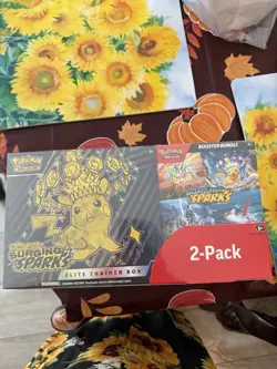 Pokemon TCG Scarlet &Violet Surging Sparks Elite Trainer box + Booster Bundle - Image 1