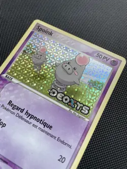 Carte Pokemon reverse stamp Spoink 76/107 EX Deoxys Bloc EX FR - Image 4