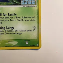 Pokemon TCG Cacnea Ex Crystal Guardians Holo Stamped 47/100 2006 - Image 2