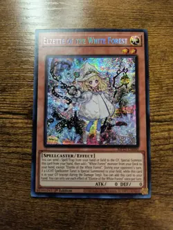 Elzette of the White Forest MP25-EN080 Secret Rare 2025 Mega Pack Yugioh - Image 1