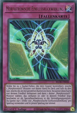 Yugioh Morphtronische Einflussruckwirkung BLCR-DE020 Ultra Rare 1st NM - Image 1